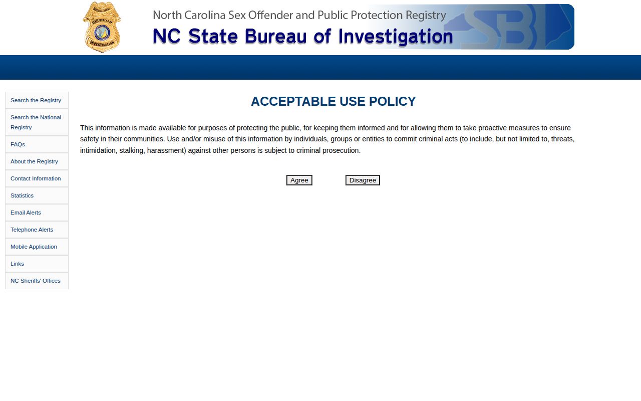 Official registry photo channel related to Robeson County release records